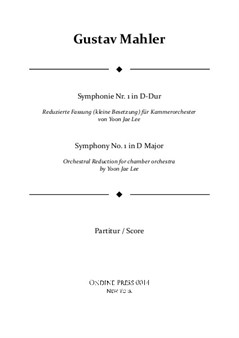 Mahler (arr. Lee): Symphonie Nr.4 in G-Dur, Partitur