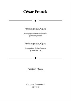 Panis angelicus for String Quartet - Full Score